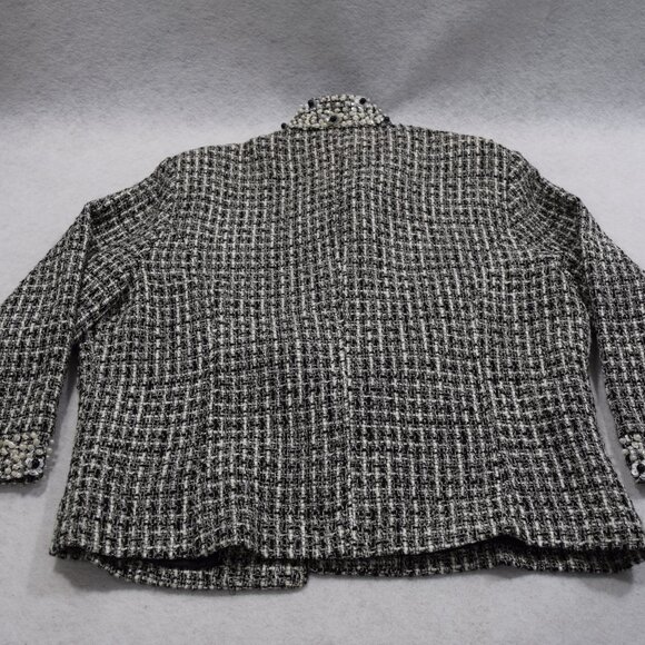 Chico's Tweed Jacket Size 2 ##0820 - Picture 8 of 10
